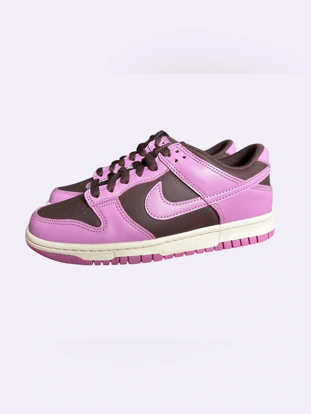 New NIKE DUNK LOW Light Magenta Big Kids Size 5Y / fits 6.5 (US) women